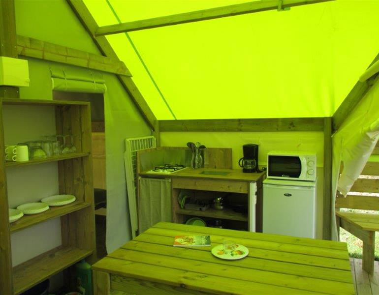  Ecolodge Tent with kitchen saint gilles croix de vie- Camping Europa Saint Gilles Croix de Vie - Campsite Europa Saint Gilles Croix de Vie