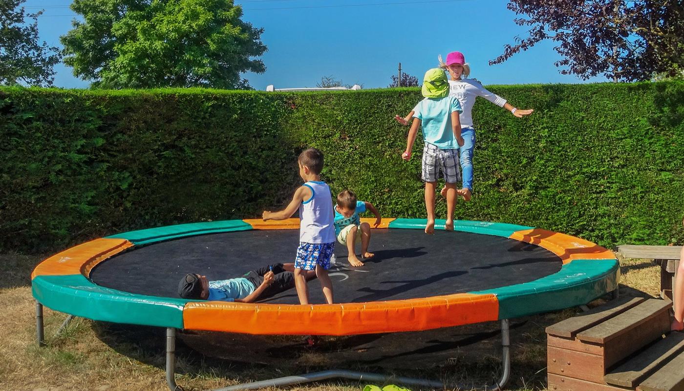 trampoline for the little ones - Campsite Europa Saint Gilles Croix de Vie