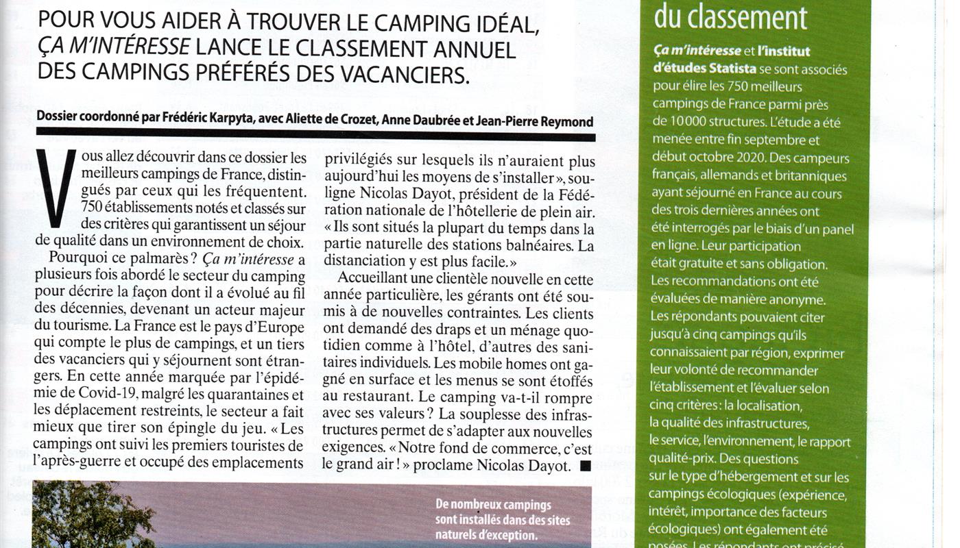 2021 ranking of the best campsites in Pays de la Loire - Campsite Europa Saint Gilles Croix de Vie