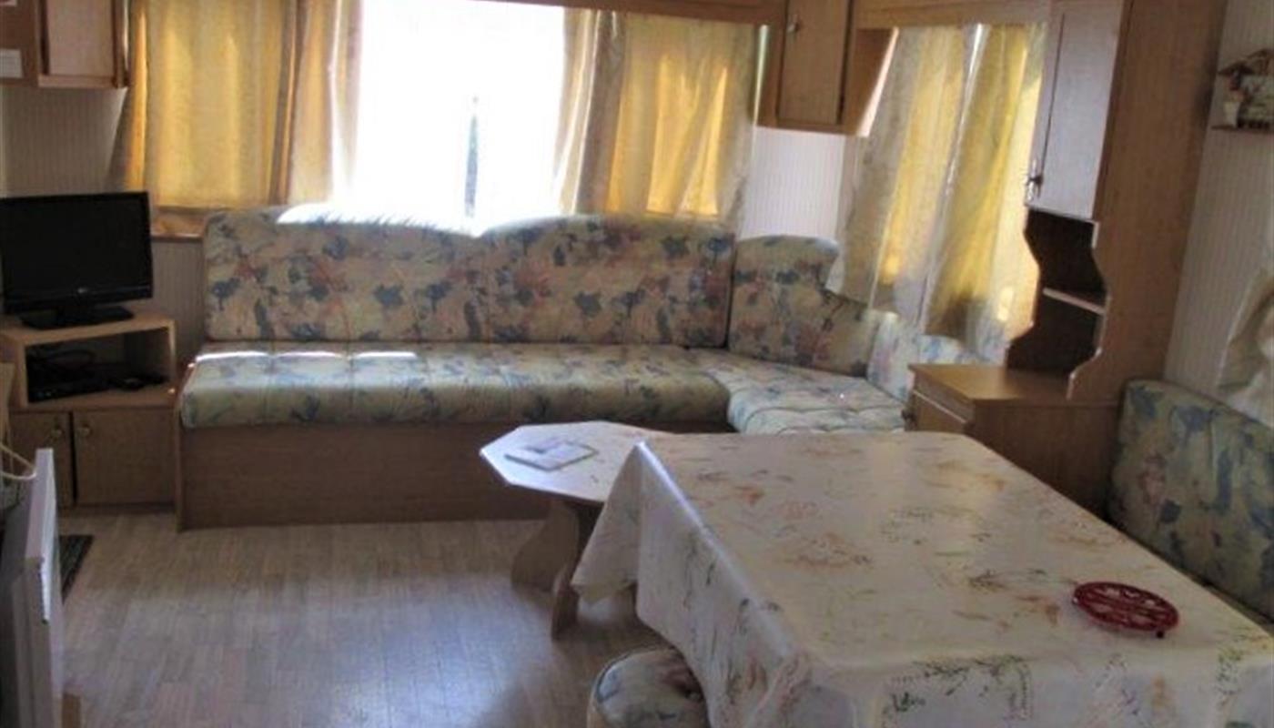 living room in the classic mobil home - Campsite Europa Saint Gilles Croix de Vie